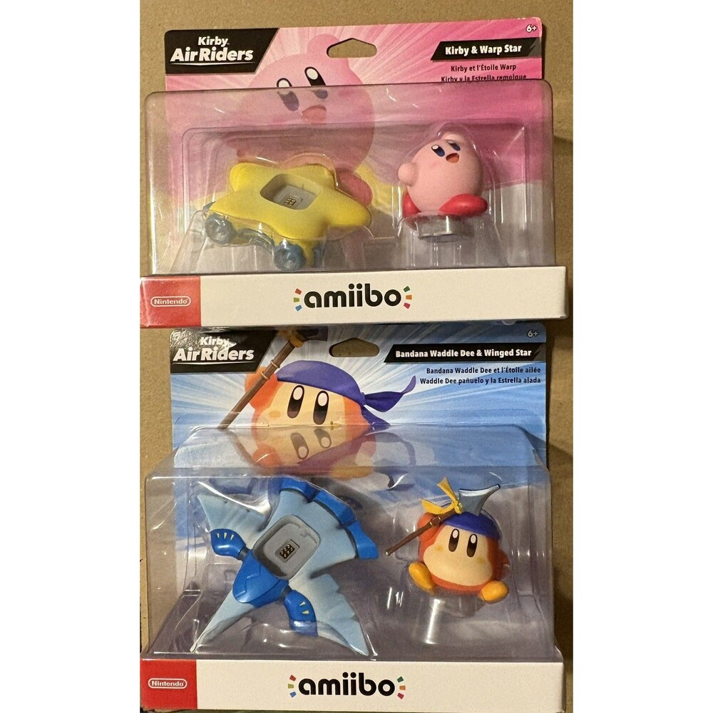 Nintendo Kirby Air Riders Amiibo Bandana Waddle Dee And Kirby New
